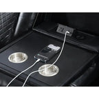 Power Reclining Sofa With Wireless Charging, Reading Light, USB/AC Ports And Cup Holders