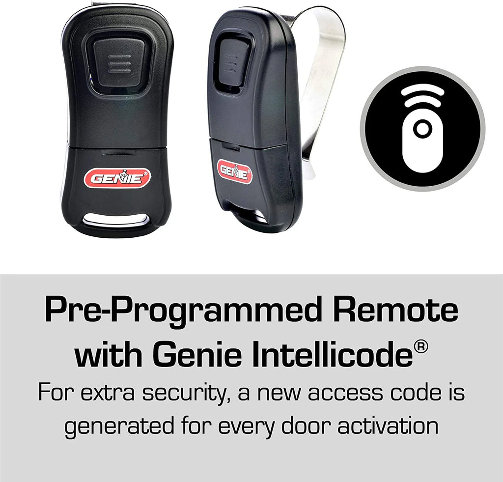 Genie Stealth 500 Essentials LED Belt Drive Garage Door Opener With LED Bulbs - 2055