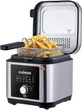 CUSIMAX 2.6QT Stainless Steel Electric Deep Fryer - CMDF-02