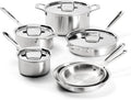 All-Clad Stainless Steel 10 Piece Cookware Set, Made In USA - D5