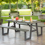 Lifetime 6-Foot W-Frame Folding Picnic Table, Brown - 60233
