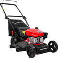 PowerSmart 18 in 144cc OHV 3-In-1 Gas-Powered Walk-Behind Lawn Mower With Mulch Bag