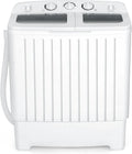 Portable Twin Tub Washing Machine 20 Lbs Capacity Grey+White