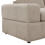 134in Wide Reversible Modular Sectional With Ottoman