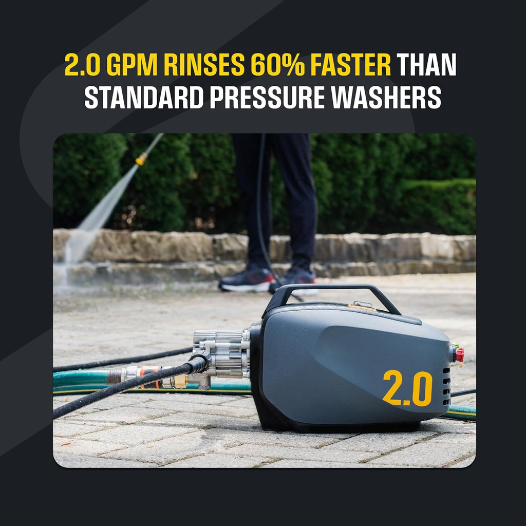 Active Electric Pressure Washer, 2.0 GPM, 1800 Peak PSI - 2.0