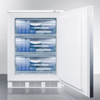 Accucold Built-In -25 Deg C Manual Defrost All-Freezer, 25.13 x 24 in, White - VT65MLBISSHH