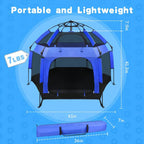 Outdoor Baby Playpen With Canopy, 61 x 61 x 49.2 in