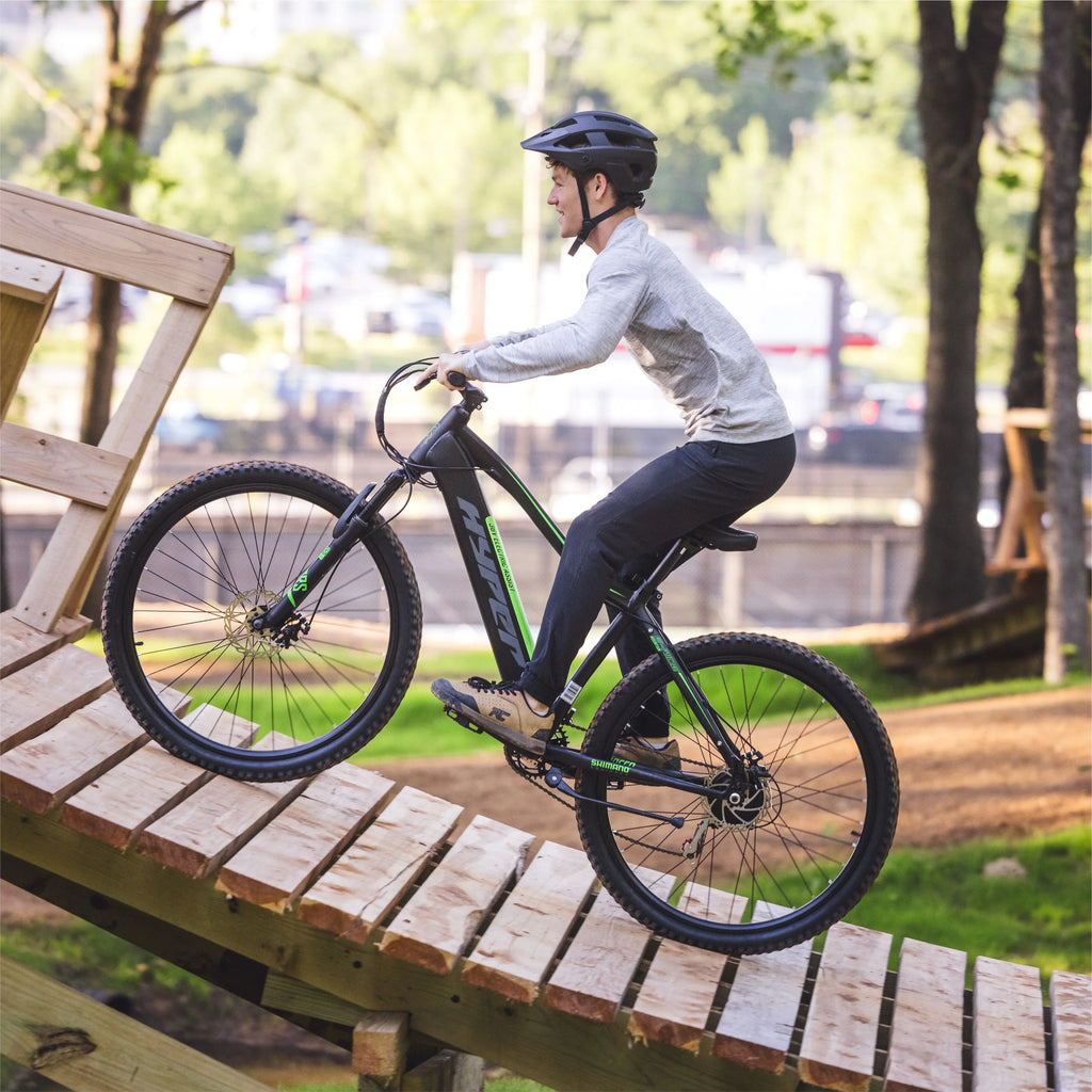 Hyper Bicycles 29 Inch 36V Electric Mountain Bike For Adults, 250W, Black