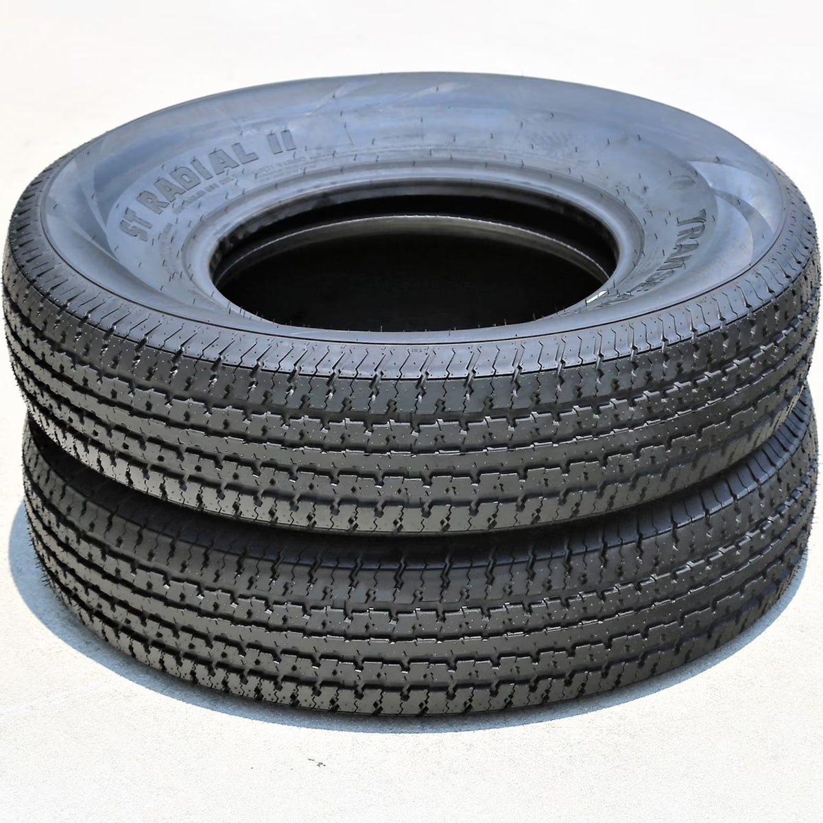 Transeagle ST Radial II Steel Belted Trailer Tires, ST205/75R15 107/102L Load Range D 8 Ply - Pair of 2