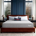 Bare Home Queen Medium Firm 11 in Visco-Elastic Memory Foam Mattress - Grey