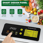 Food Dehydrator Machine, 12 Trays, Stainless Steel, 800W, 24H Timer, 30 C To 90 C