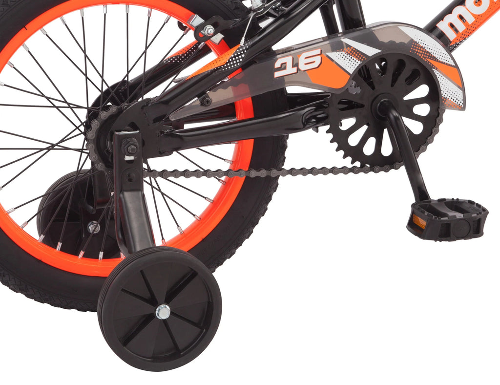 Mongoose 16 inch Mutant Kid's BMX Bike, Ages 3-5, Black & Orange - Mutant