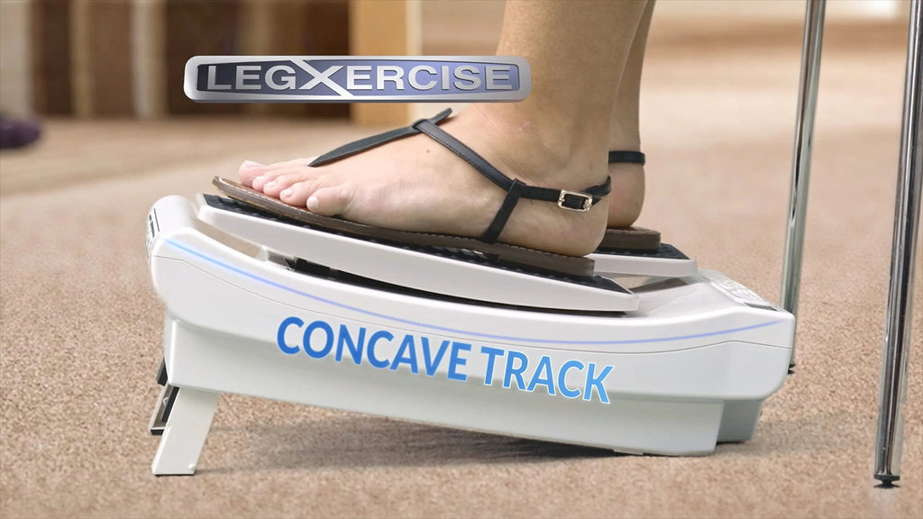 Leg Exercise Machine With 2-Speed Wireless Remote Control