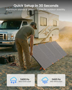 Portable Foldable Solar Panel 450W 38V N-Type 16BB 25% Efficiency - IP68 Waterproof