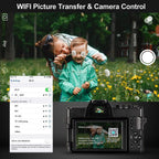 NBD Digital Camera 4K Ultra HD 48MP With Wide Angle Lens, 16x Digital Zoom And 3 Inch Screen