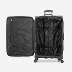 U.S. Traveler Expandable Softside Luggage, Navy, 31in Checked Large - Aviron Bay