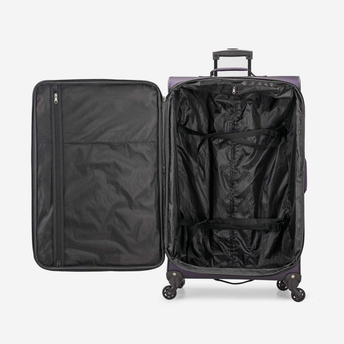 U.S. Traveler Expandable Softside Luggage, Navy, 31in Checked Large - Aviron Bay