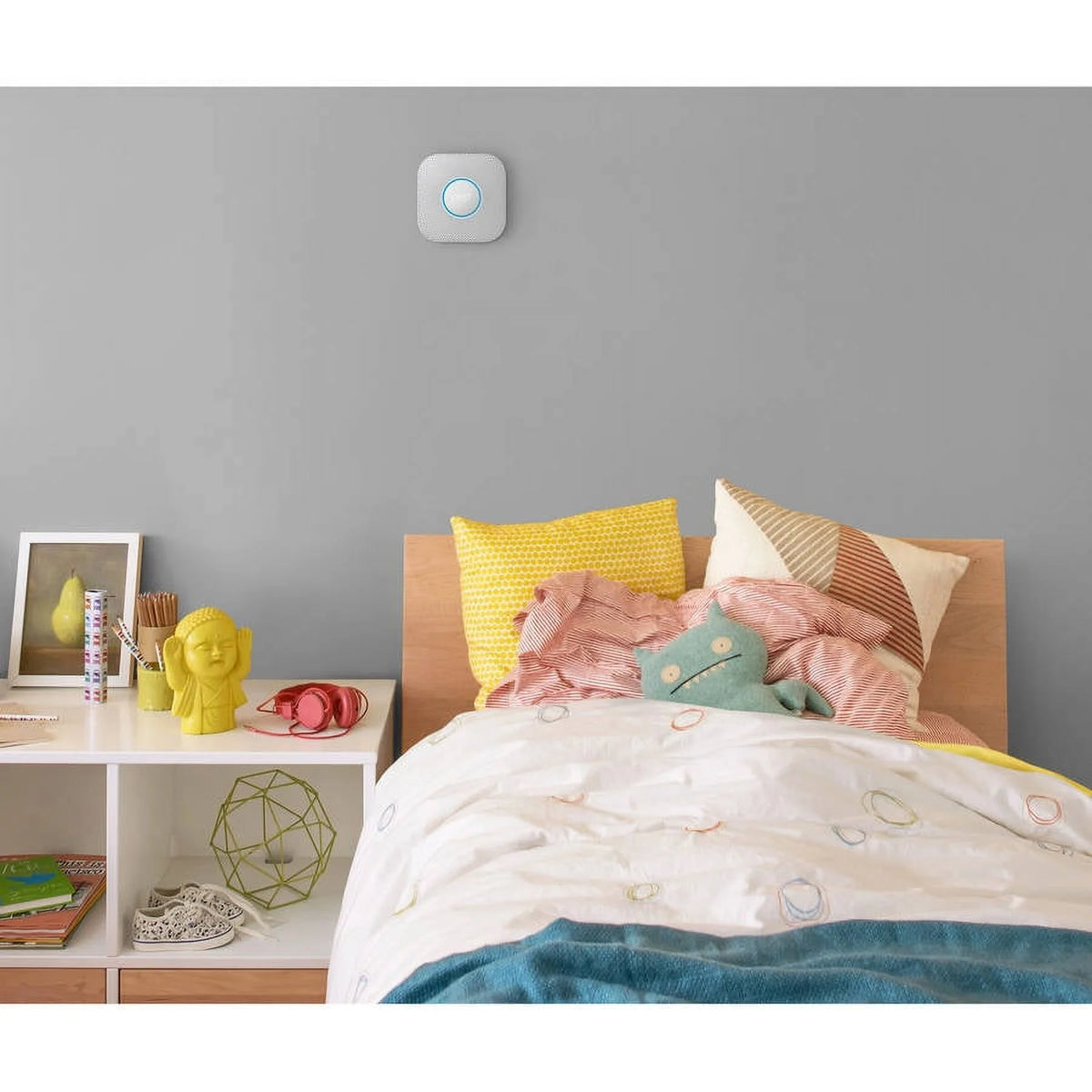 Google Nest Protect Wired Split-Spectrum Smoke And Carbon Monoxide Alarm - S3003LWES