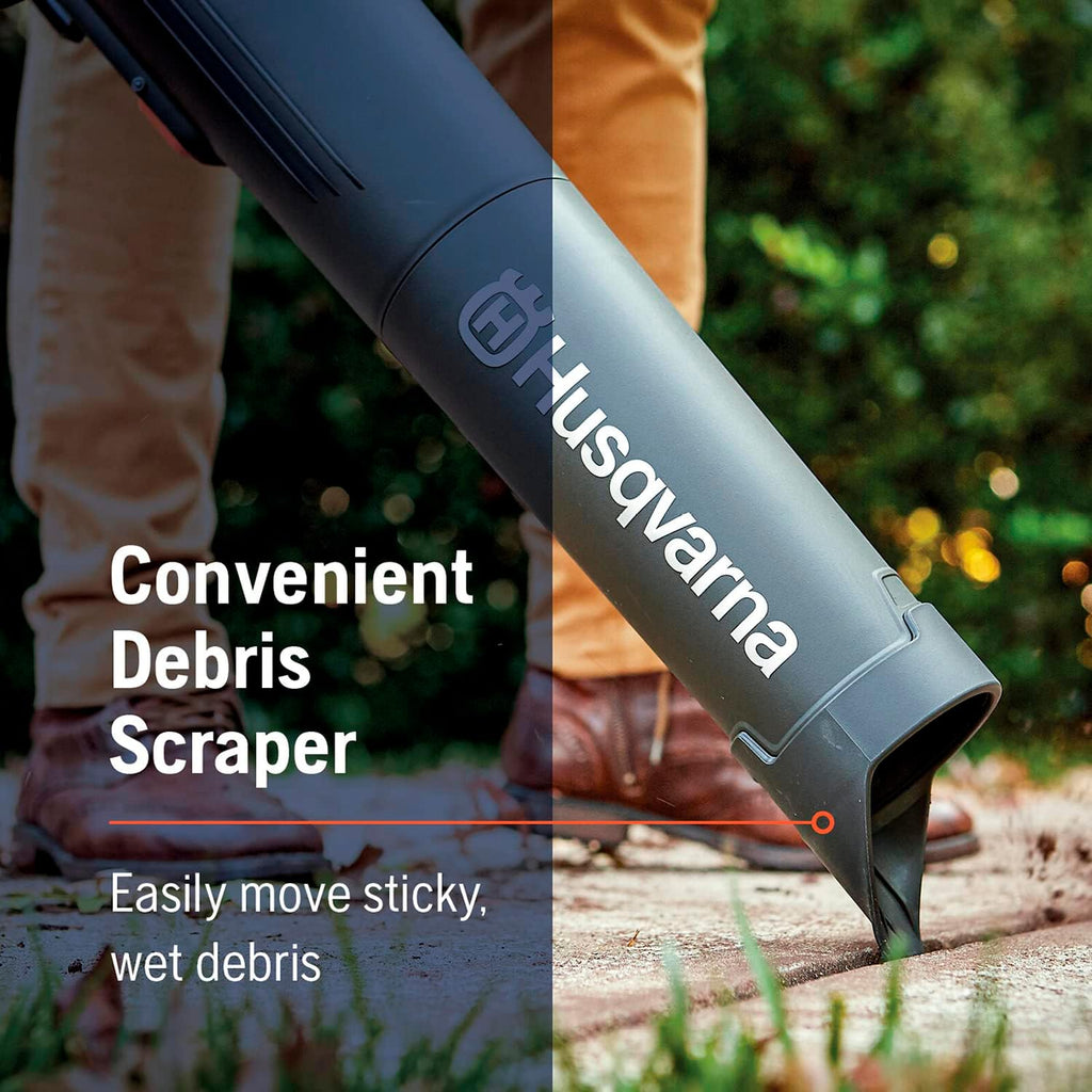 Husqvarna Cordless Leaf Blower 136 MPH 650 CFM 40V 4 Ah Battery And Charger Included - 230iB 970480204