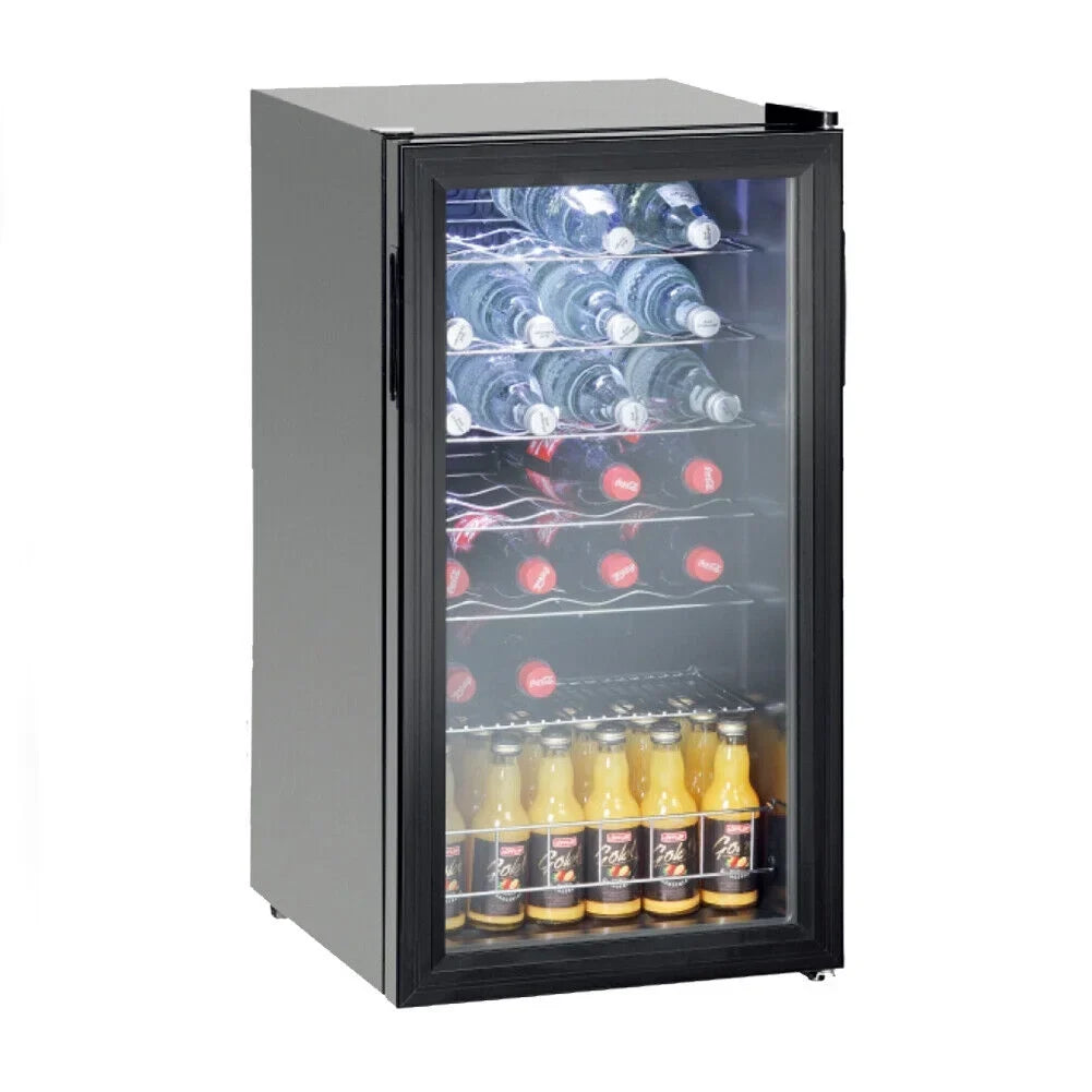 Smad Compressor Wine Cooler 3.1 Cu ft 28 Bottles Stainless Steel Door 110V - JC-88E-2 / D-JC-88E/H
