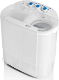 Deco Home Portable Twin Tub Washing Machine With Gravity Drainage System