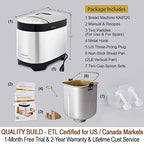 KitchenArm 29-in-1 Smart Bread Maker With Gluten Free Setting