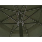 vidaXL Garden Parasol, Azure Blue Polyester With PA Coating, 196.9in x 118.1in