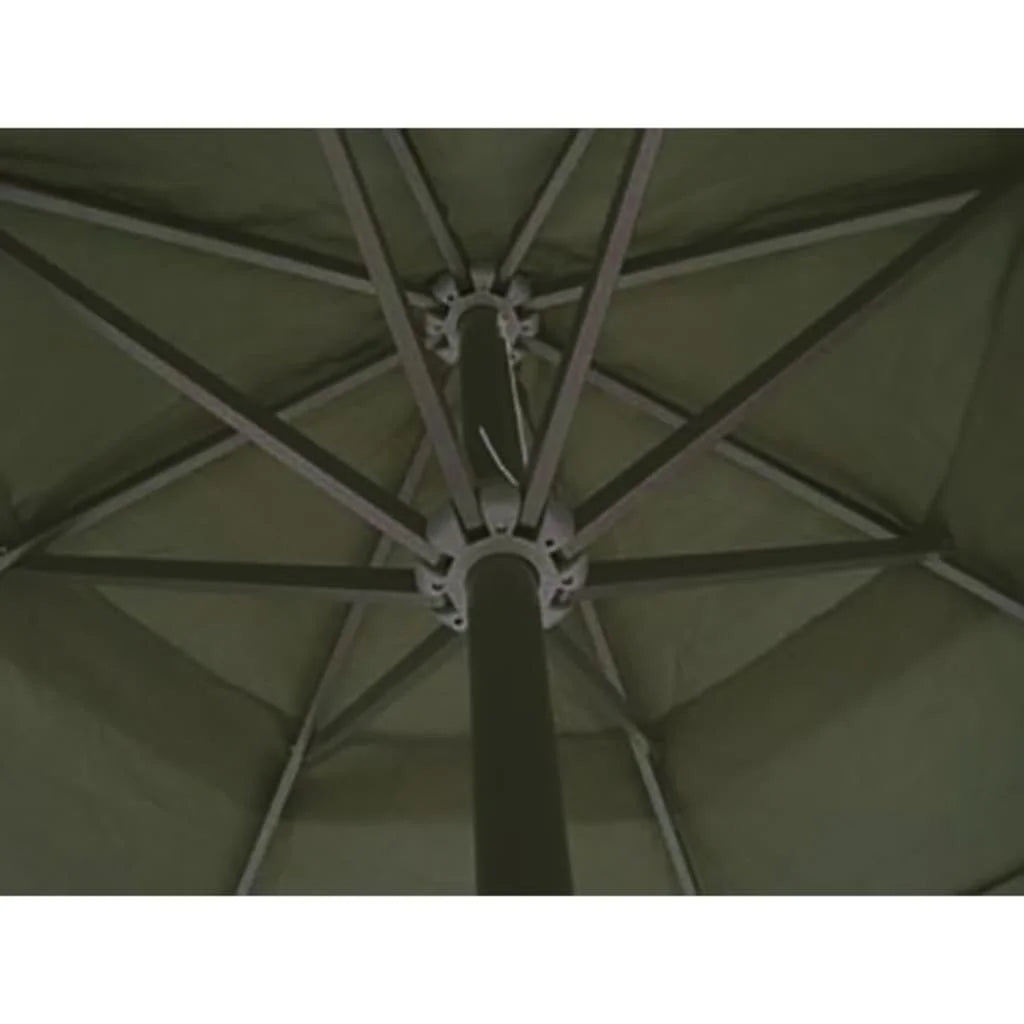 vidaXL Garden Parasol, Azure Blue Polyester With PA Coating, 196.9in x 118.1in