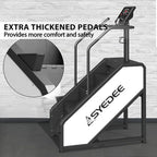 syedee Stair Stepper With LED Screen, 12 Workout Programs, 441LBS, 24-164 Steps/Minute, White