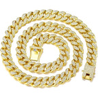 Number 23 Football Pendant Necklace With 20in Cuban Chain, 13mm Width