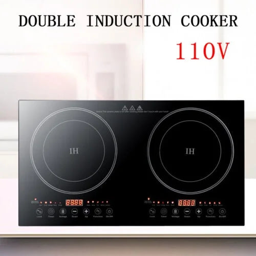 Portable Dual Induction Cooktop Countertop Hot Plate - 2400W