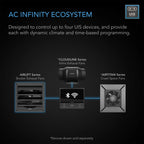AC Infinity AIRLIFT T10 10-inch Shutter Exhaust Fan With WiFi App-Compatible Temperature Humidity Controller