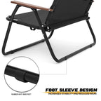 MoNiBloom Folding Double Camping Chair, 2-Person, 43.5 x 21.5 x 27 in, 330 lbs