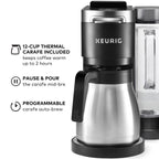Keurig Single Serve And Carafe Coffee Maker With 12-Cup Thermal Carafe - K-Duo Plus