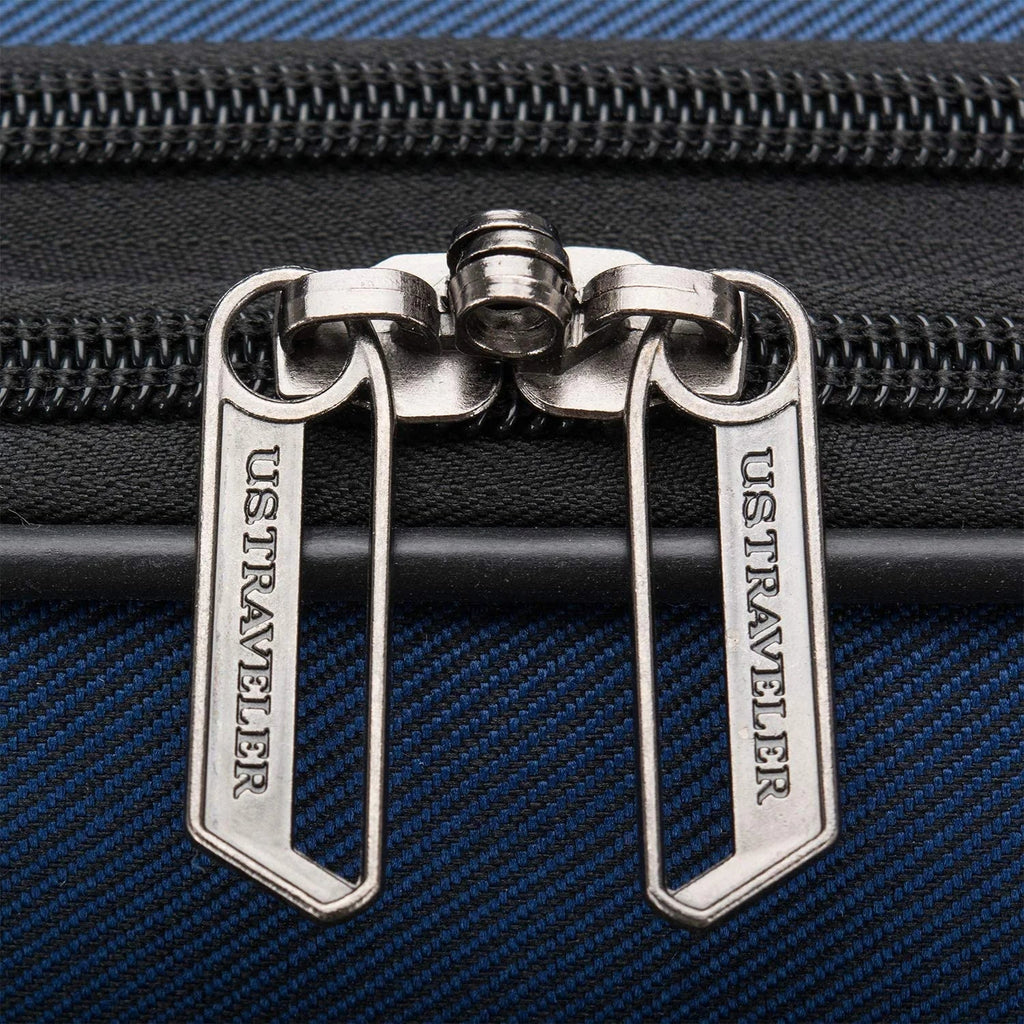 U.S. Traveler Expandable Softside Luggage, Navy, 31in Checked Large - Aviron Bay