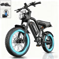 HiKeep Adult Fat Tire Electric Bike, 20 inch, 1500W Peak, 48V 15Ah, Black - K6-L-1.0