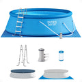 INTEX Easy Set Inflatable Round Pool, 15 ft x 48 in - Filter Pump And Accessories