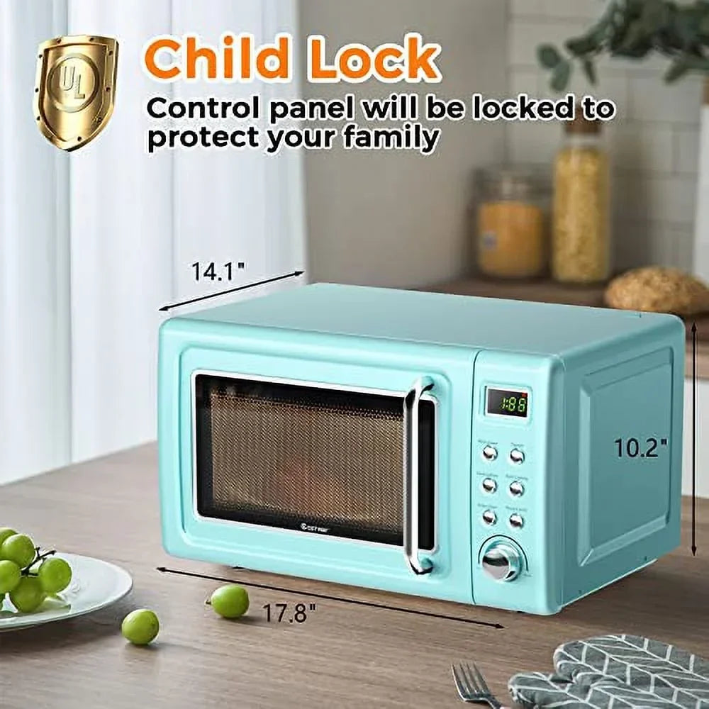 ARLIME Countertop Microwave, 0.7 Cu.ft 700 Watt, Green