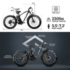 Electric Bike 48V/15Ah Lithium Battery - 750W