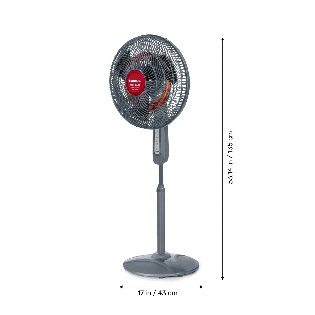 Taurus Tropicano 2-in-1 Fan And Space Heater - Tropicano