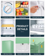 Upstreman 3.2 Cu.Ft. Single Door Mini Refrigerator With Freezer - BR321
