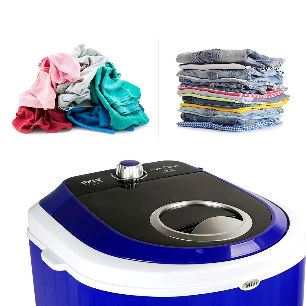 Pyle Mini Portable Washing Machine - 4.5 lbs / 19 Liters