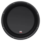 MTX 3512-04S 12in 600W Shallow Subwoofer With Sealed Enclosure, Amplifier And Wires - 3512-04S