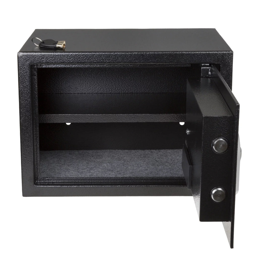 Stalwart Electronic Biometric Safe With Fingerprint Lock And 2 Override Keys