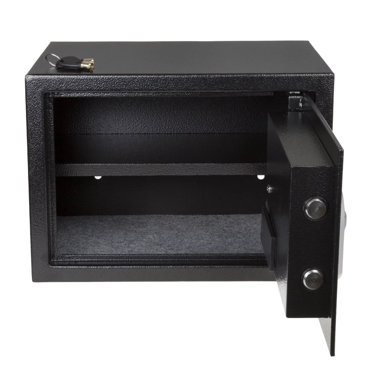 Stalwart Electronic Biometric Safe With Fingerprint Lock And 2 Override Keys