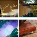 Backflow Incense Holder With LED Lamp And Circulating Water Fountain