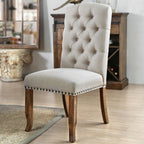 24/7 Shop At Home Banff Set Of 2 Wood Dining Chairs, Ivory