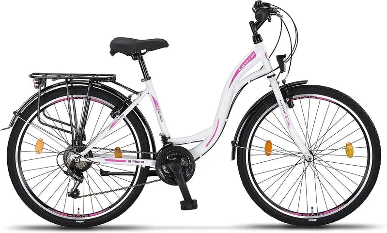 Licorne Urban City Bike, Aluminum Frame, 24.0 Inches/26.0 Inches/28.0 Inches - Stella Premium