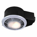 Nutone Bathroom Exhaust Fan With 110 CFM, 1500W Heater And 100W Light - QT9093WH