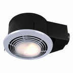 Nutone Bathroom Exhaust Fan With 110 CFM, 1500W Heater And 100W Light - QT9093WH